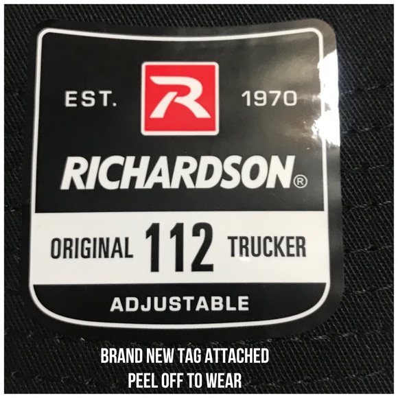 NWT Richardson, COURAGE stitched patch, Unisex adjustable cap, - Picture 7 of 7